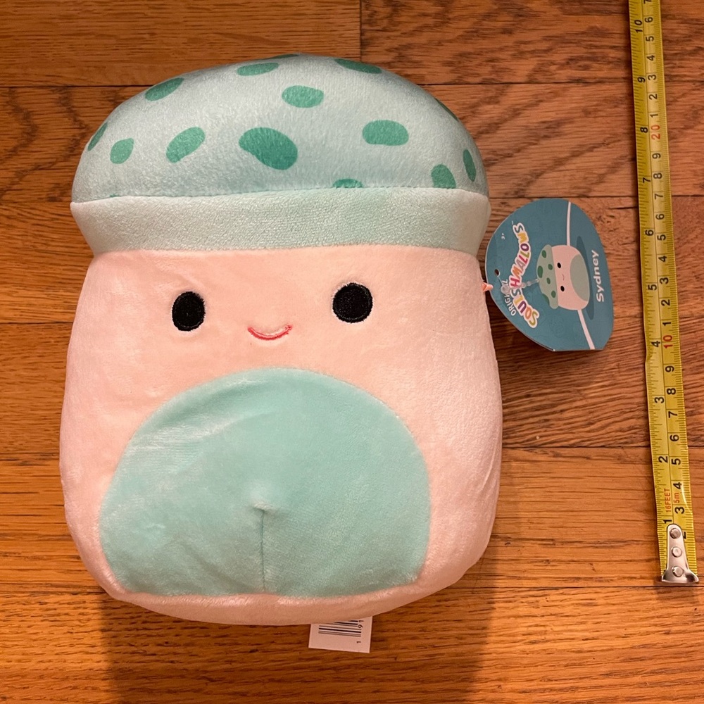 7.5” Sydney Green Mushroom Squishmallow NWT